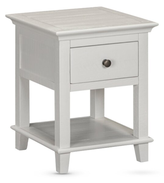 Prague Wooden End Table - Truffle