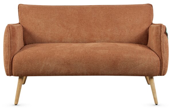 Picton Fabric 2 Seater Sofa - Rust