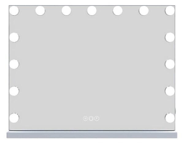 Holmdel Large Dressing Mirror With LED Lighting In Clear