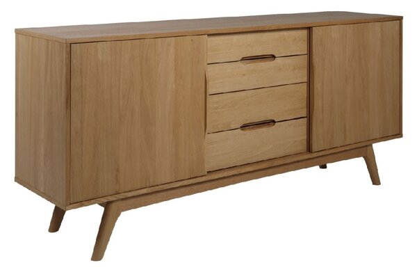 Marietta Wooden Sideboard With 2 Doors 4 Drawers In Oak