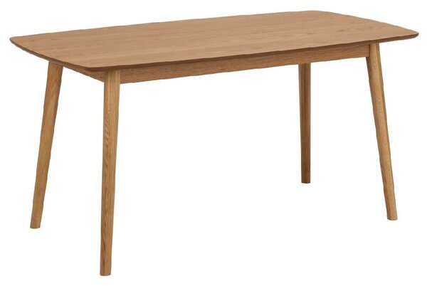 Newhall Wooden Rectangular Dining Table in Oak