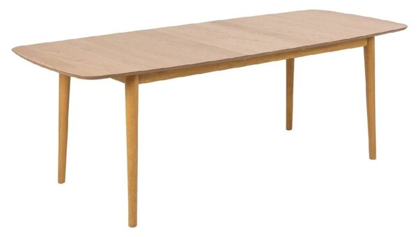 Marshfield Wooden Rectangular Extending Dining Table In Oak