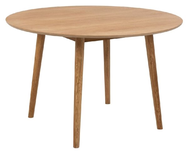 Newhall Wooden Round Dining Table in Oak