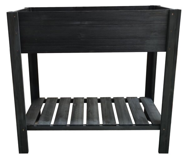 Homebase Wooden Growing Table Grey 80x40x75cm