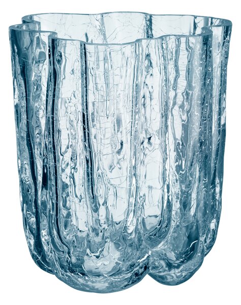 Kosta Boda Crackle vase circular 121 mm Clear