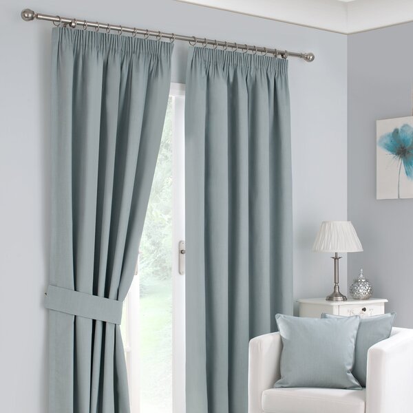 Solar Blackout Pencil Pleat Curtains