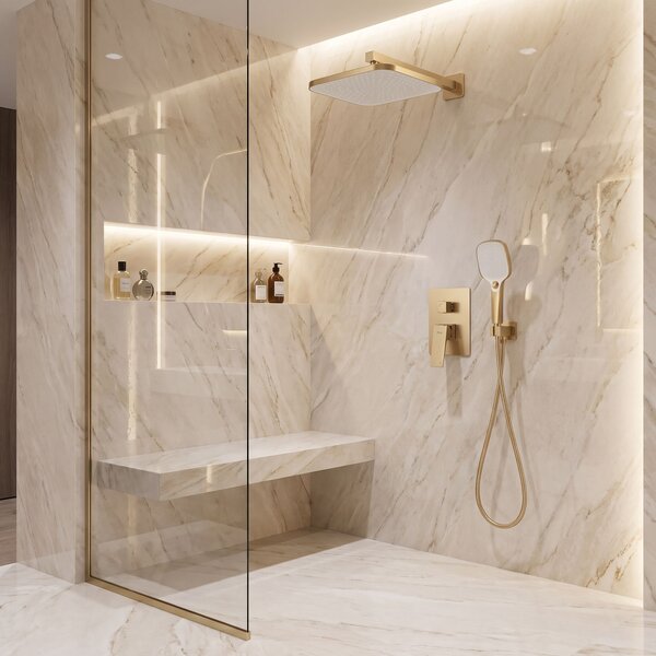 Shower system Rea Joe Brush Gold + BOX