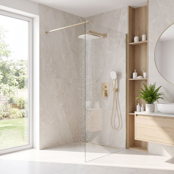 Shower system Rea Joe Brush Gold + BOX