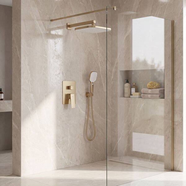 Shower system Rea Joe Brush Gold + BOX