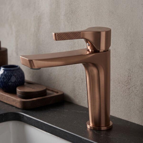 Bathroom faucet PREMIUM Rea Maxim Brush Copper Low