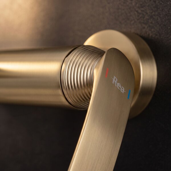 Bath faucet PREMIUM REA Como Brush Gold