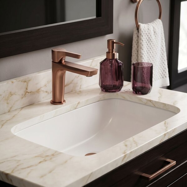 Bathroom faucet PREMIUM Rea Maxim Brush Copper Low