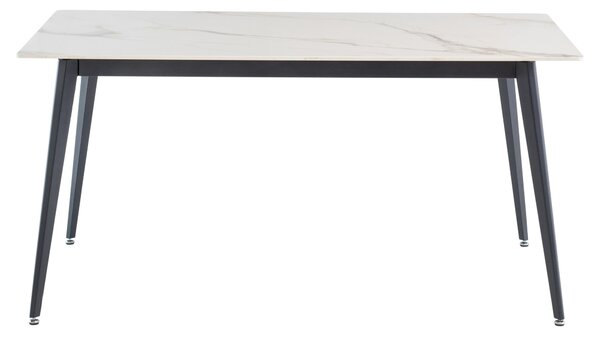 Ivy 6 Seater Dining Table, Sintered Stone Grey