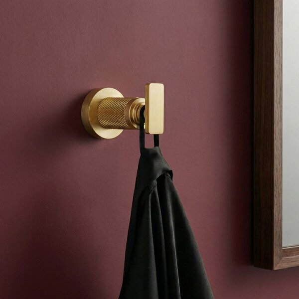Bathroom hook 81304 Virro Brush Gold