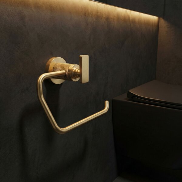 Toilet paper holder 81305 Virro Brush Gold