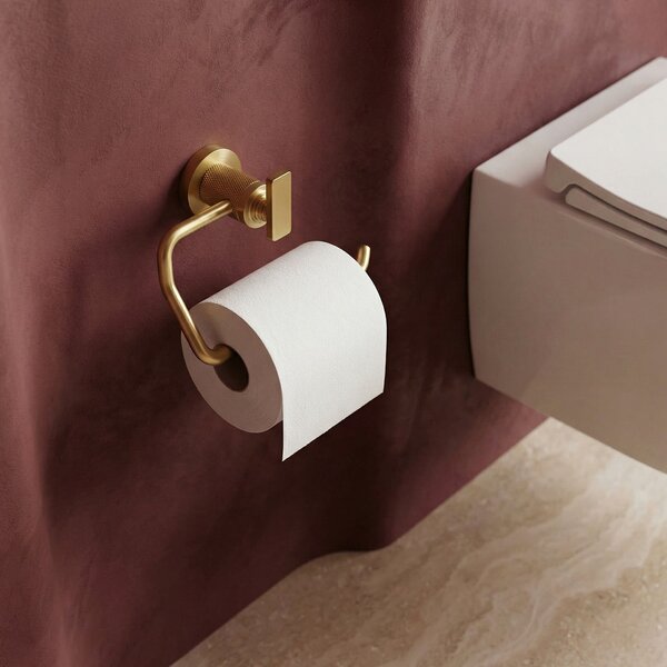 Toilet paper holder 81305 Virro Brush Gold