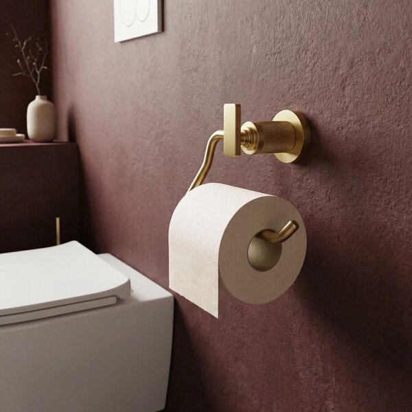 Toilet paper holder 81305 Virro Brush Gold