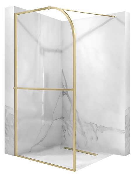 Shower screen Rea Sky Brush Gold 120