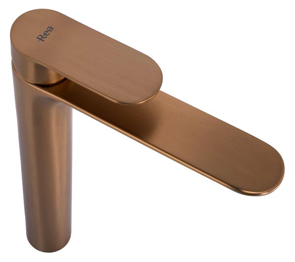 Bathroom faucet Rea Drop Brush Copper High