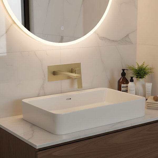 Wall Mounted faucet PREMIUM REA Joe Brush Gold
