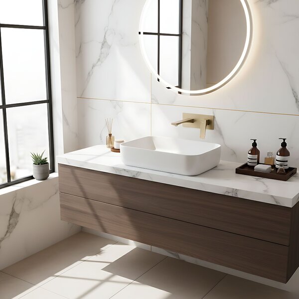 Wall Mounted faucet PREMIUM REA Joe Brush Gold
