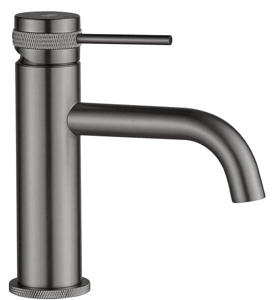 Bathroom faucet Rea Lungo Grip Gun Grey low