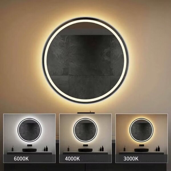 Mirror LED 50cm MMJ BRUSH SILVER