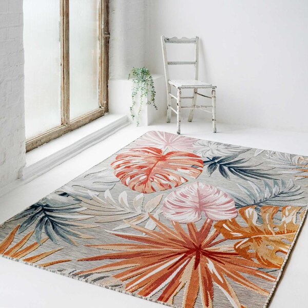 Soft Tropical Indoor Outdoor Rug | Paradise