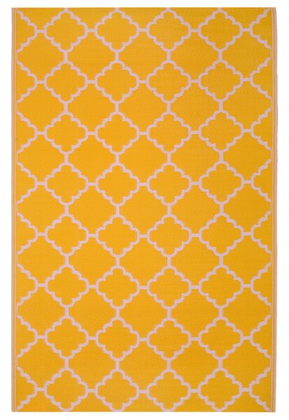 HB Outdoor Mat Yellow Pattern 120x180cm