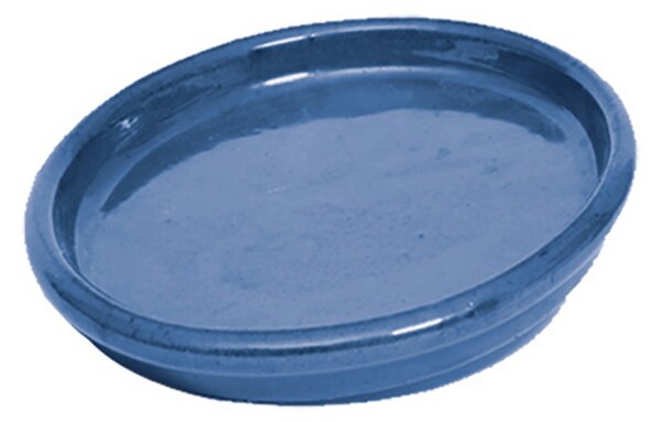 Glazed Chiswick Blue Pot Saucer 36cm