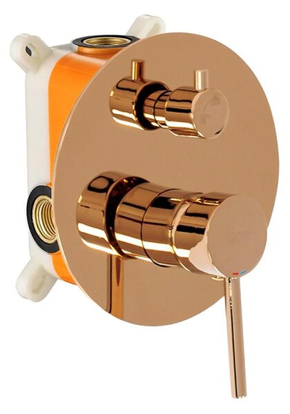 Rea Lungo Copper concealed installation shower set