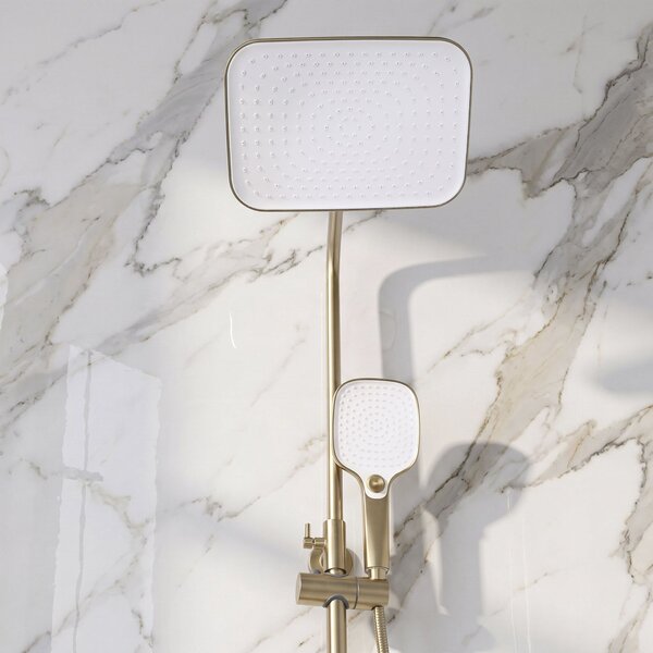 Shower set PREMIUM Rea Como M1 Brush Gold