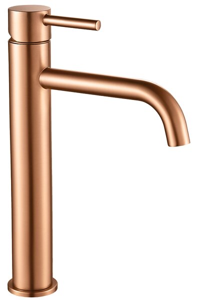 Bathroom faucet Rea Lungo Brush Copper high