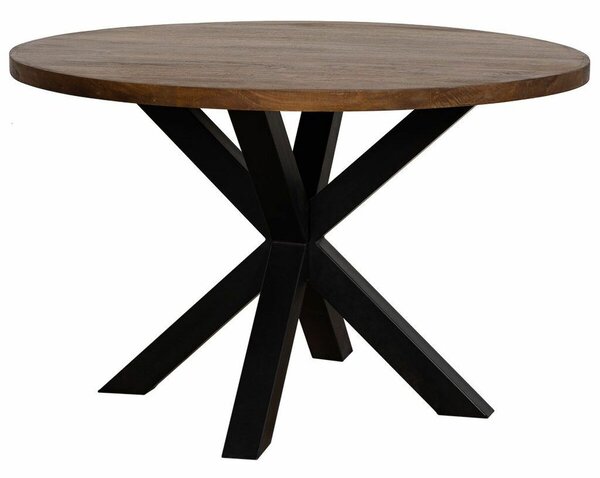 Table Alexandra House Living Brown 120 x 76 x 120 cm