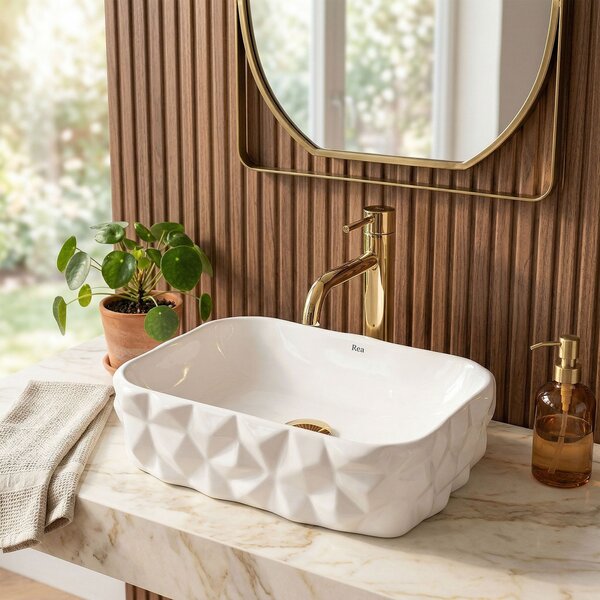 Countertop washbasin Rea Zamia