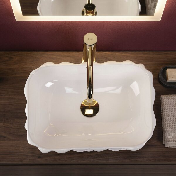 Countertop washbasin Rea Zamia