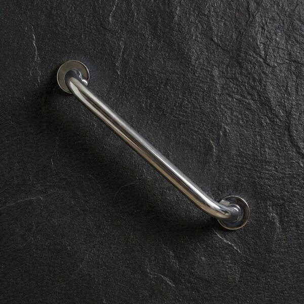 Straight bathroom grab bar Chrome 40cm