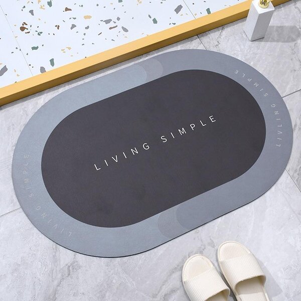 Showery® Super Non Slip Bath Mat, Oval - Home