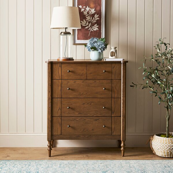 Ratcliffe 5 Drawer Chest Light Oak