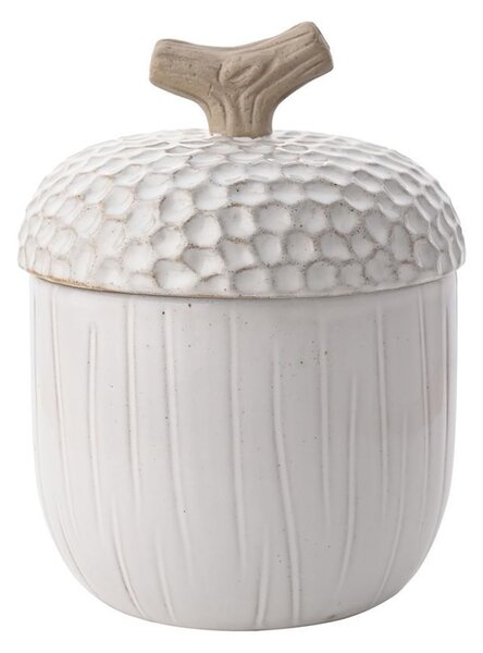 Country Living Ceramic Acorn Storage Jar - Large White