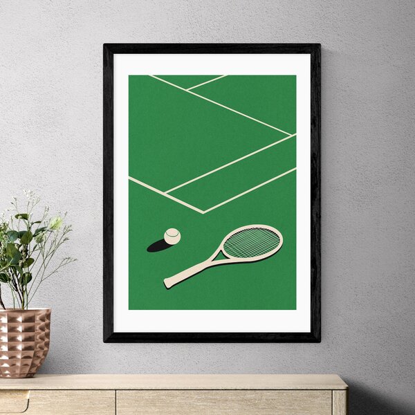 East End Prints Lawn Tennis Club Print by Rosi Feist Green