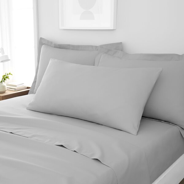 Fogarty Soft Touch Kingsize Pillowcase Pair Platinum