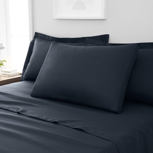 Fogarty Soft Touch Box Pillowcase Navy (Blue)