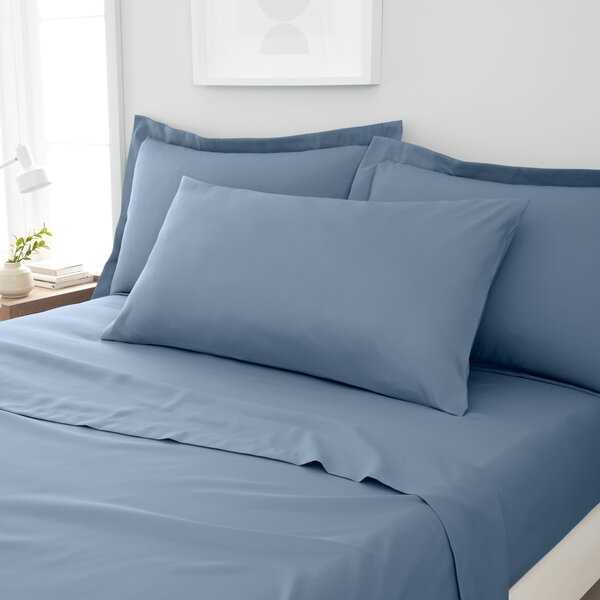 Fogarty Soft Touch Kingsize Pillowcase Pair Ashley Blue