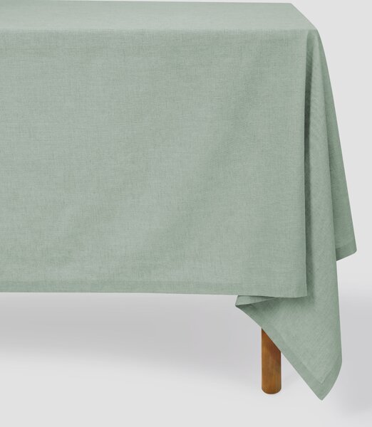 Sage Green 100% Linen Tablecloth | Medium | Piglet in Bed