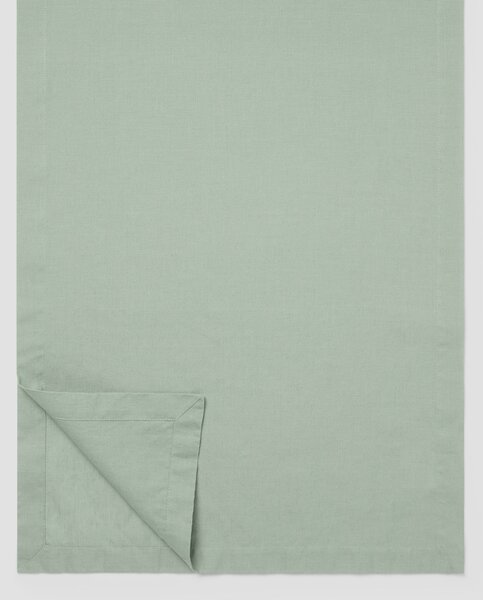 Sage Green 100% Linen Table Runner | Default | Piglet in Bed