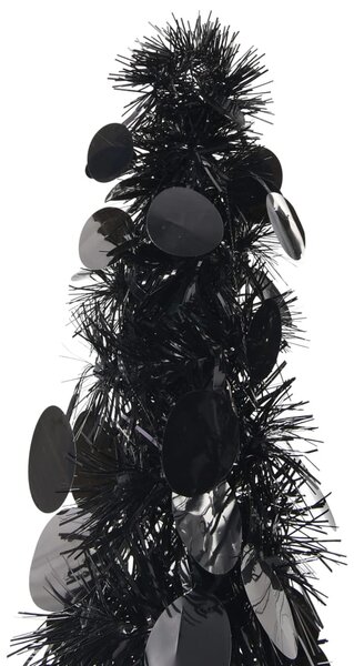 Pop-up Artificial Christmas Tree Black 150 cm PET