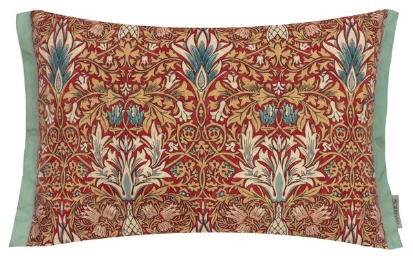 Morris & Co. Snakeshead Printed Outdoor 40cm x 60cm Filled Cushion Berry Natural
