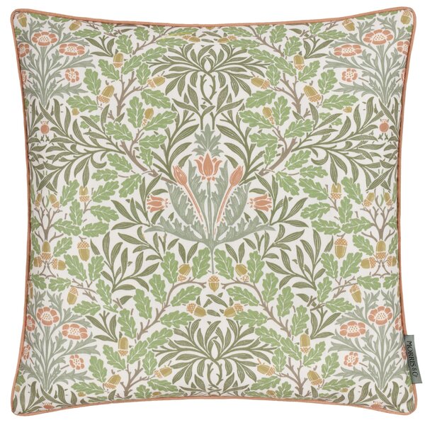 Morris & Co. Multi Acorn Printed Outdoor 45cm x 45cm Filled Cushion Stone Sage