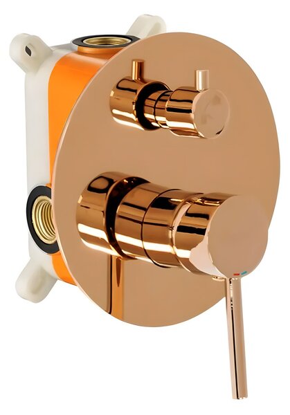 Wall Mounted Bath faucet Rea Lungo Copper + BOX